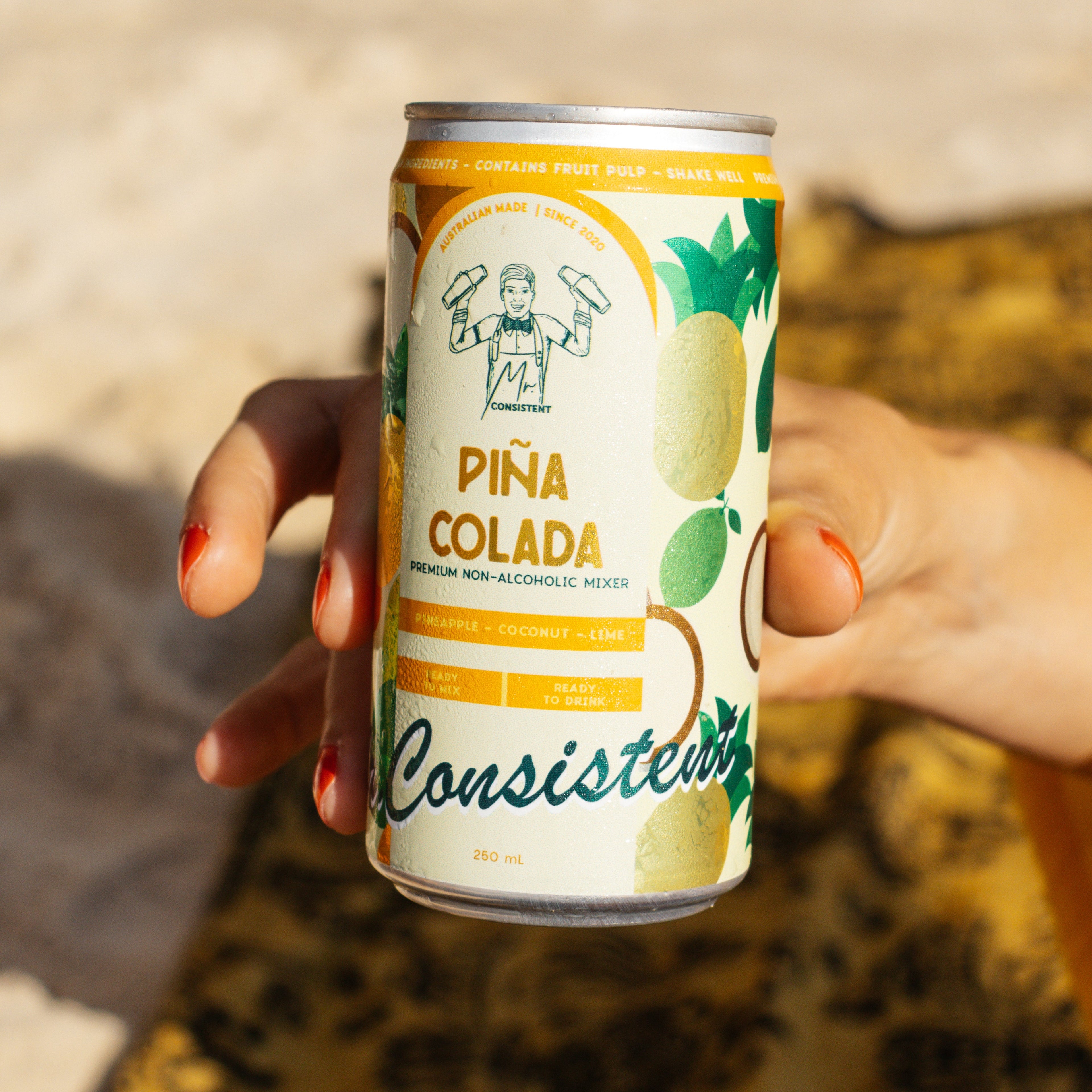 Mr Consistent - Pina Colado Cocktail Cans 4 Pack