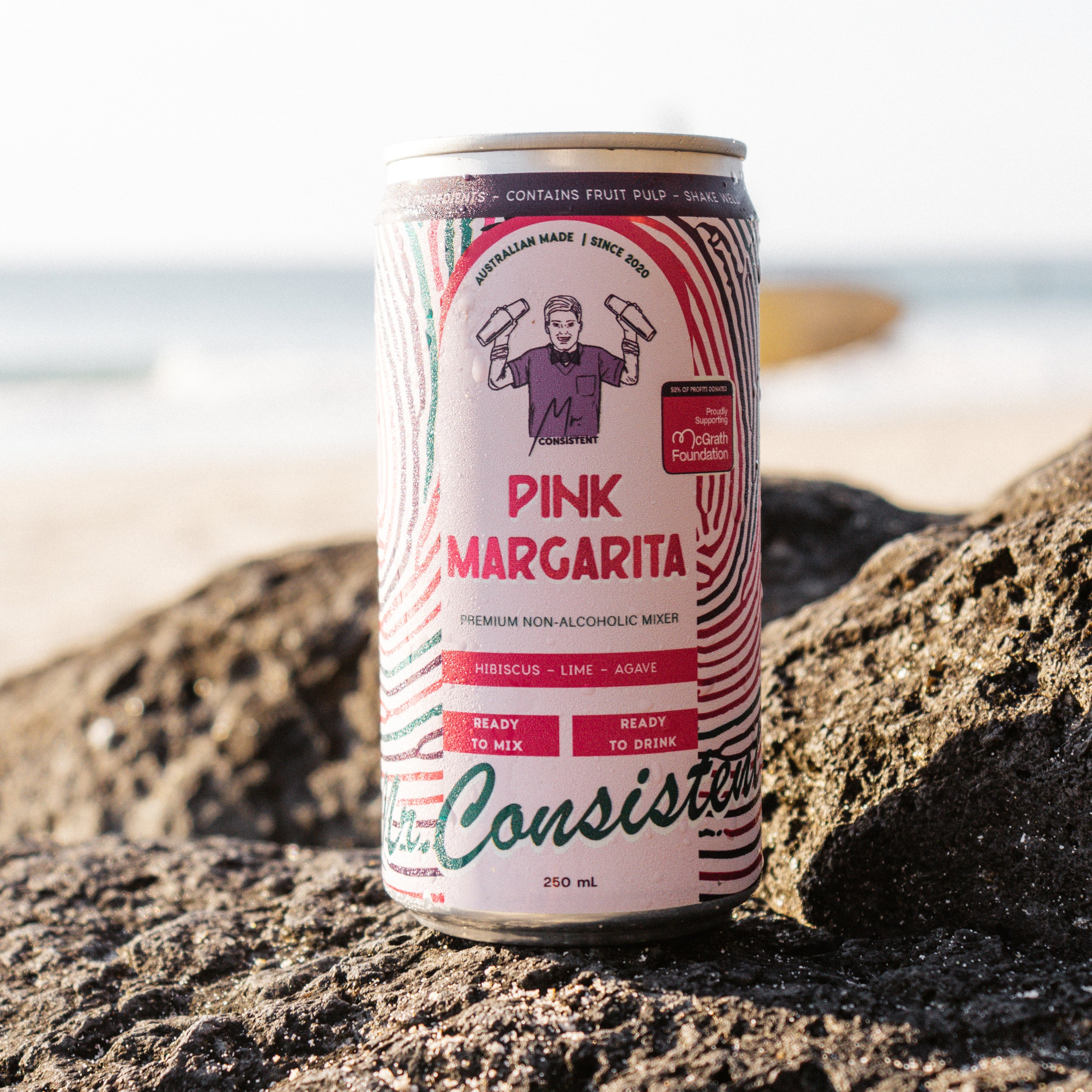 Mr Consistent - Pink Margarita Cocktail Cans 4 Pack