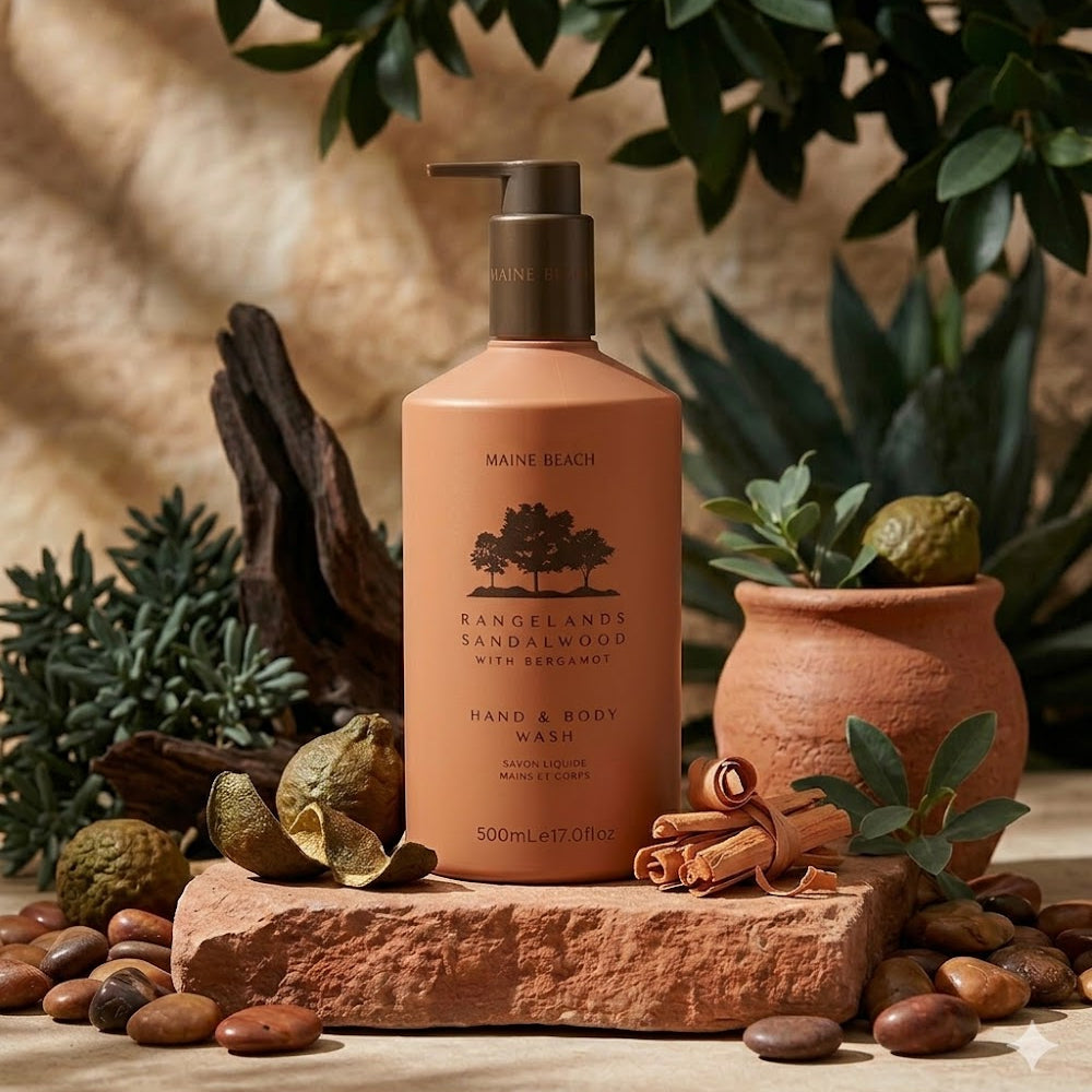 Maine Beach - Rangelands Sandalwood Hand & Body Wash 500ml
