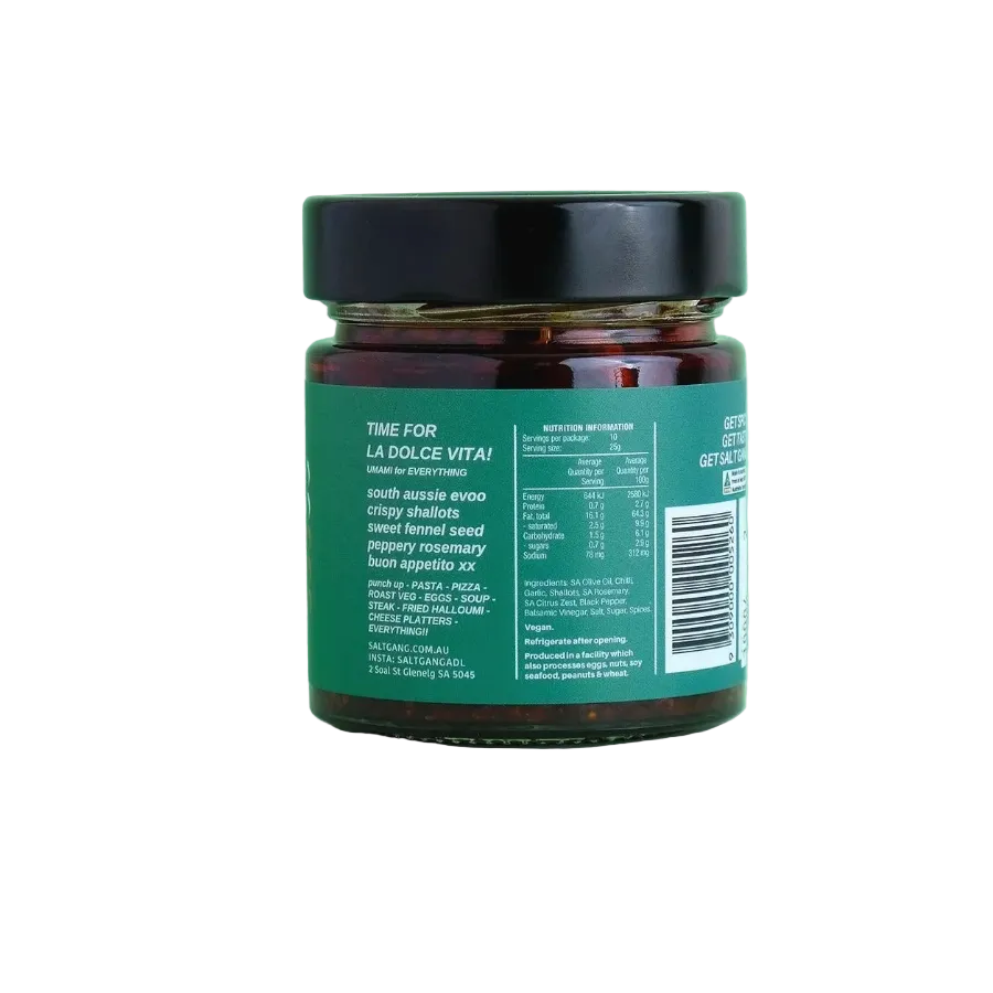 Jar of spread with a green label on a light green background