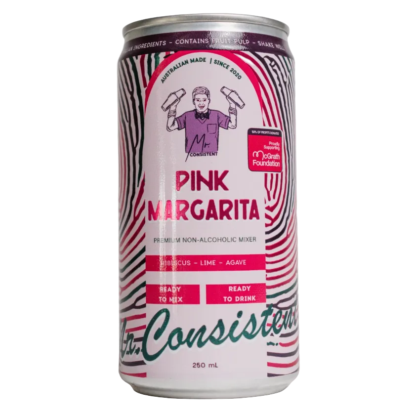 Mr Consistent - Pink Margarita Cocktail Cans 4 Pack
