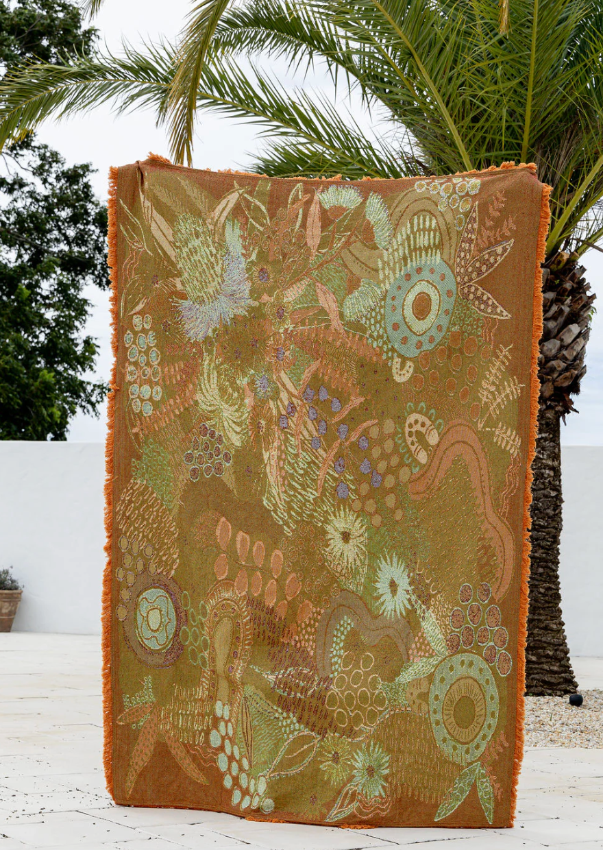 Good Throw Co - Flowers Along the River Throw Rug