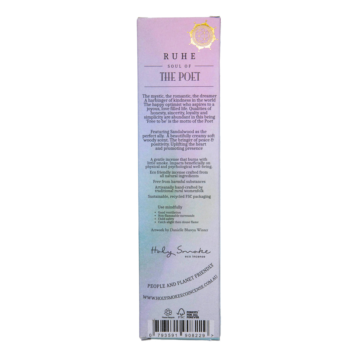 Holy Smoke Eco Incense - The Poet