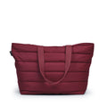 Base Supply - Take It Base Puffer Tote Bag - Burgundy