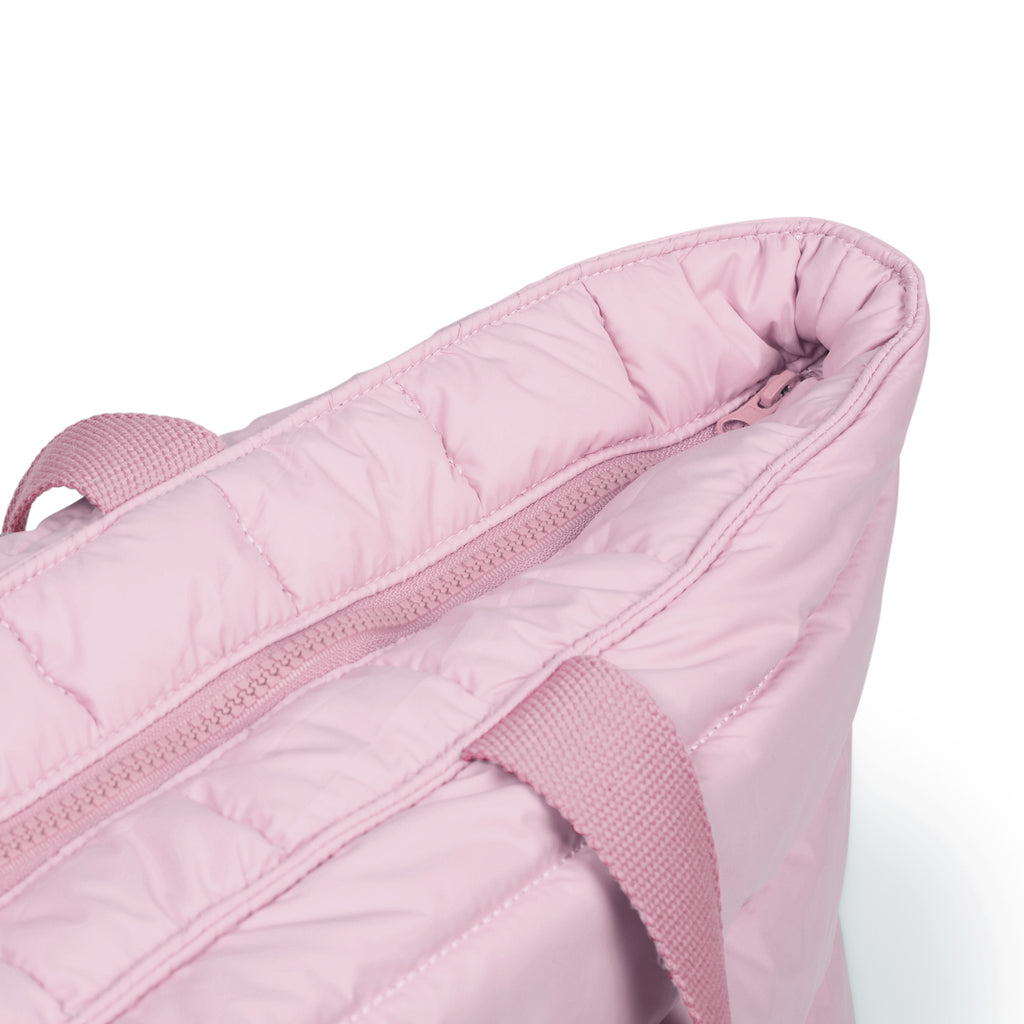 Base Supply - Take It Base Puffer Tote Bag - Peony