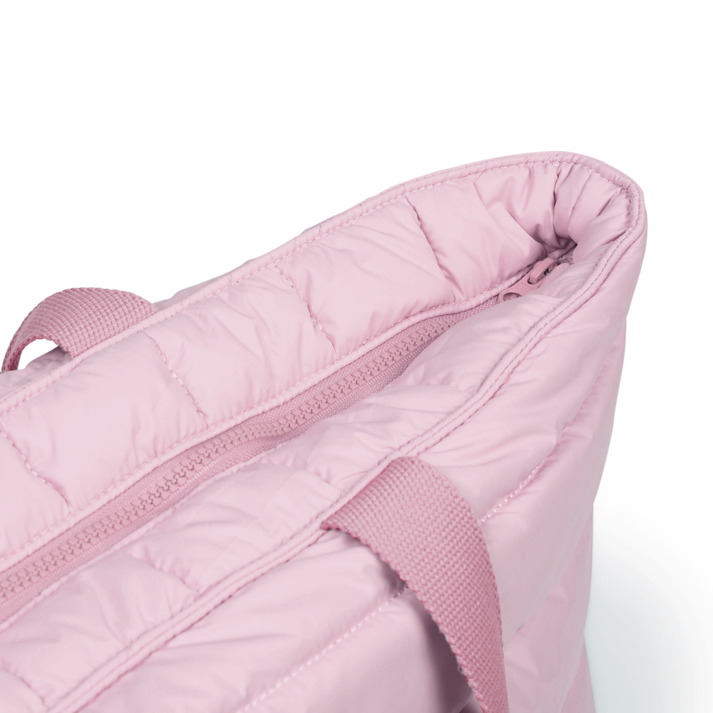 Base Supply - Take It Base Puffer Tote Bag - Peony