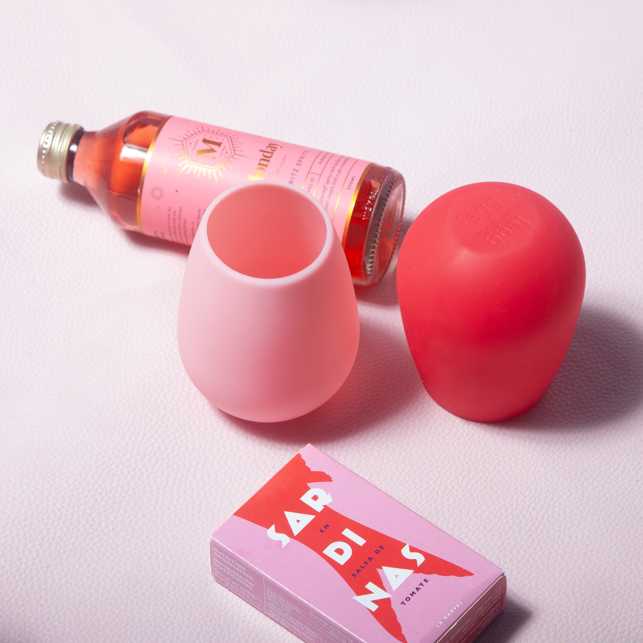 Porter Green - Fegg Cherry + Blush - Silicone unbreakable glasses