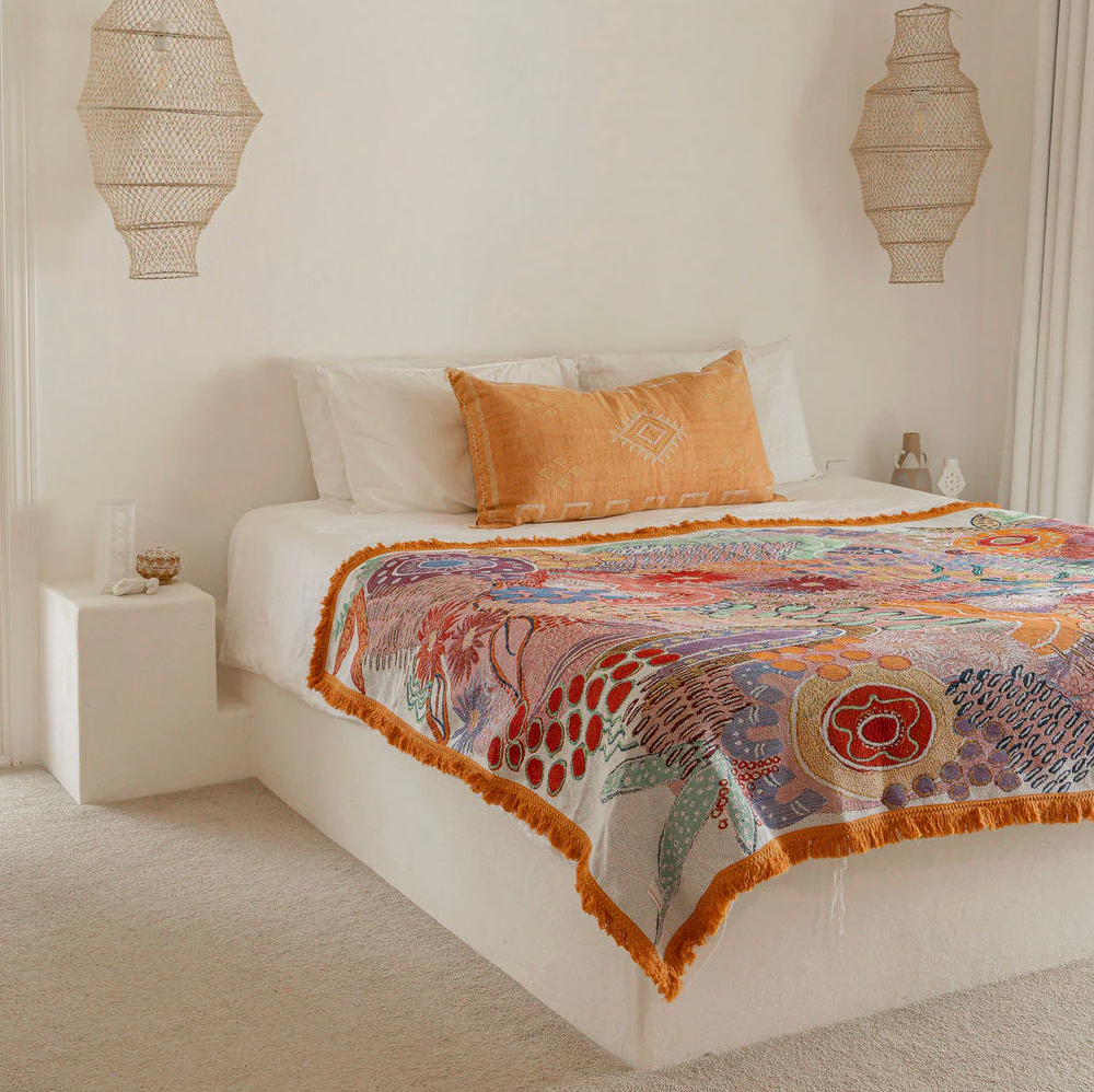 Good Throw Co - Flowers Along the River Throw Rug