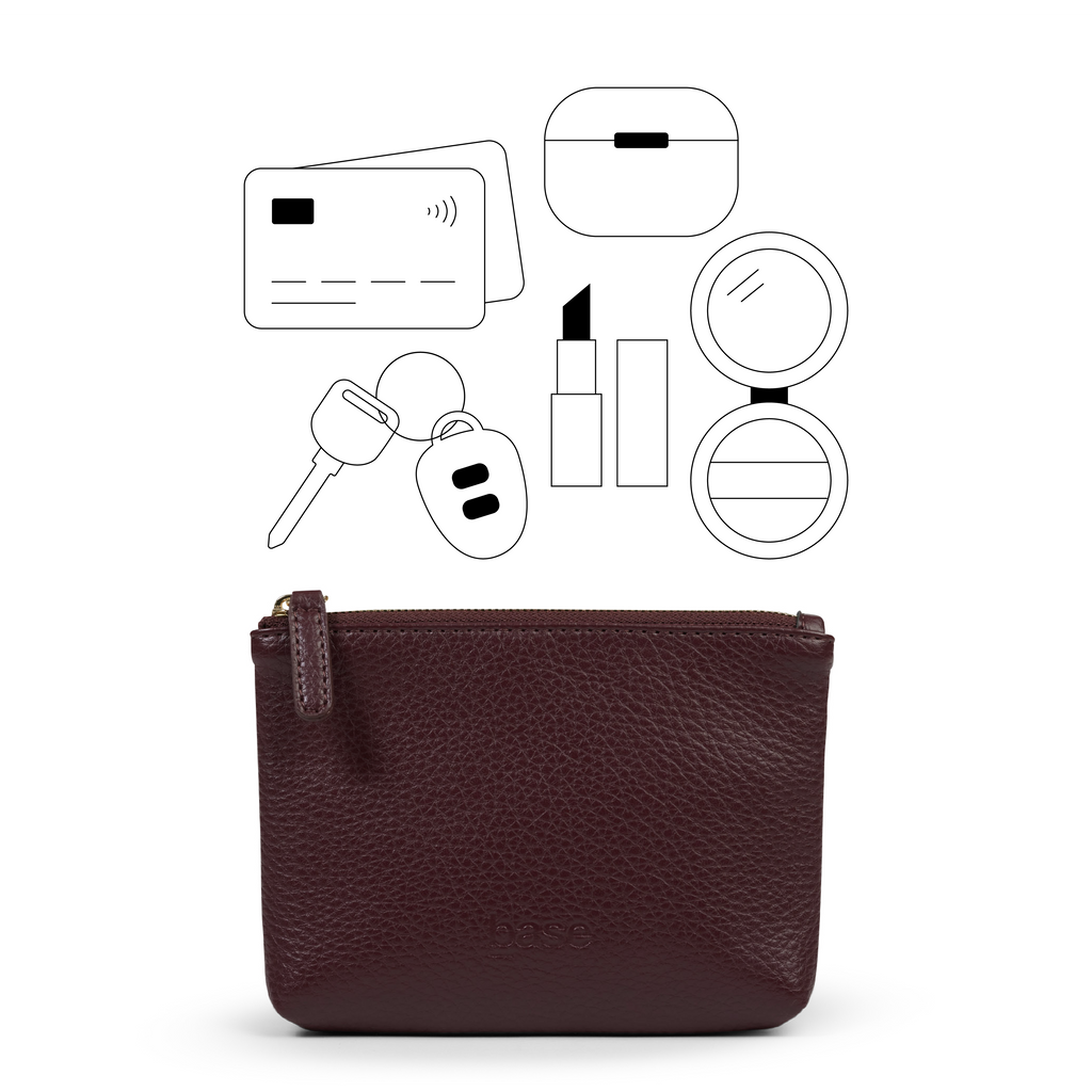 Base Supply - Petite Pouch - Burgundy