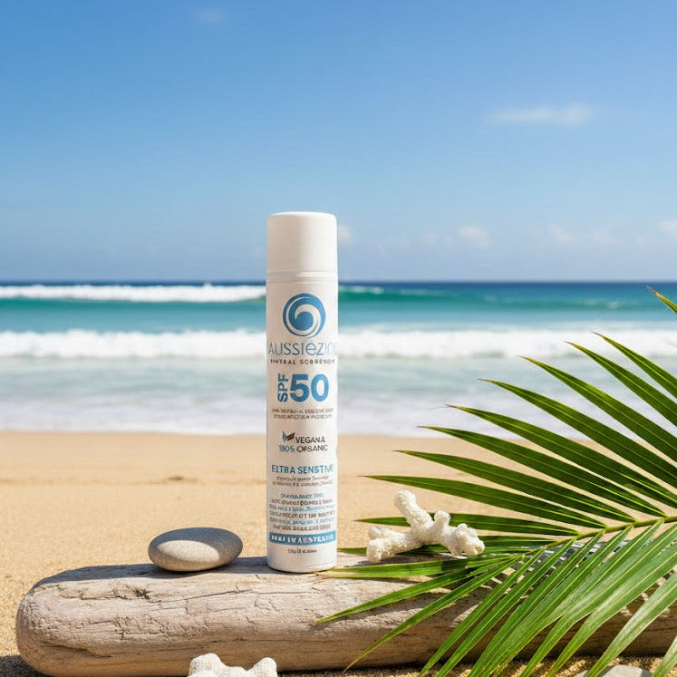 Aussie Zinc - Extra Sensitive SPF50+ Organic Mineral Zinc Sunscreen Fragrance Free