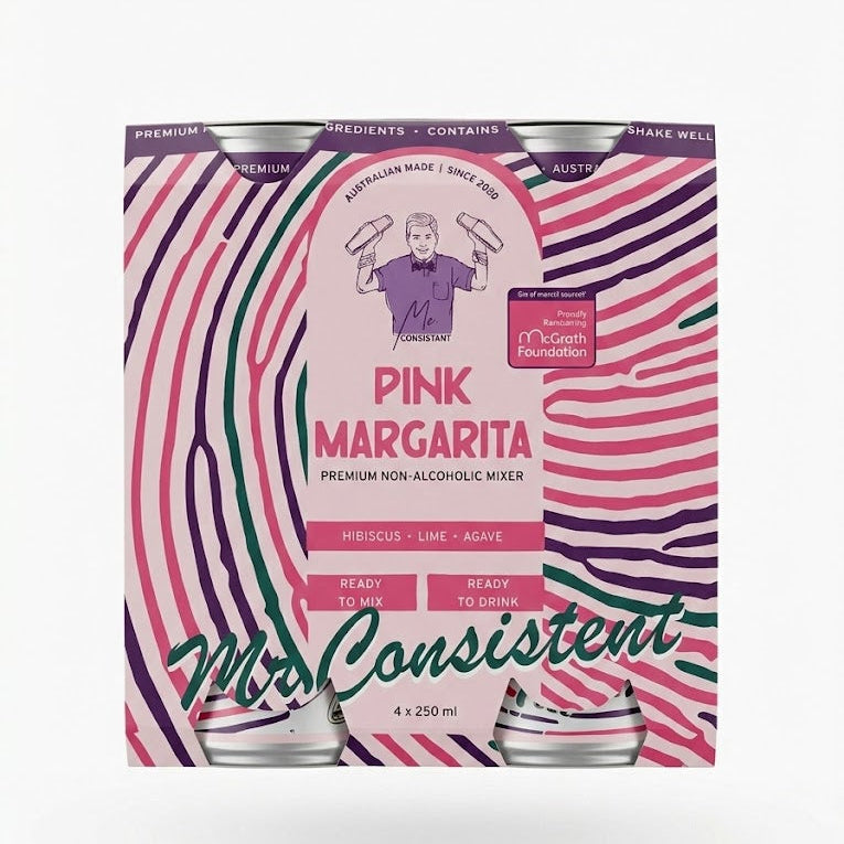 Mr Consistent - Pink Margarita Cocktail Cans 4 Pack